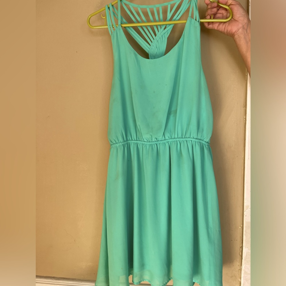 Turquoise dress